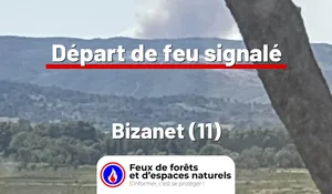 Incendie à Bizanet (11) : le feu est éteint