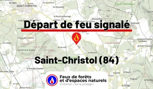 Incendie à Saint-Christol (84) : le feu est éteint