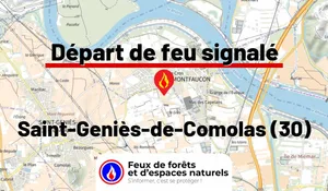 Incendie à Saint-Geniès-de-Comolas (30) : le feu est éteint