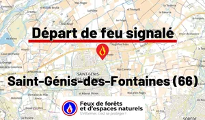 Incendie à Saint-Génis-des-Fontaines (66) : le feu est éteint