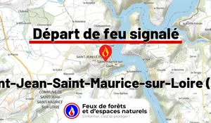 Incendie à Saint-Jean-Saint-Maurice-sur-Loire (42) : le feu est éteint