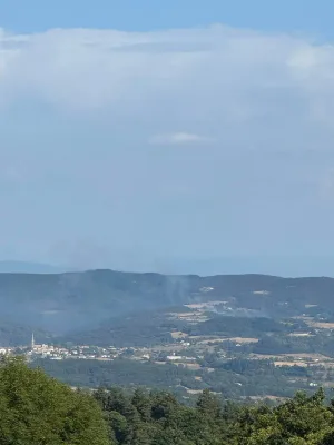 Incendie à Saint-Julien-le-Roux (07) : le feu est éteint