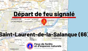 Incendie à Saint-Laurent-de-la-Salanque (66) : le feu est éteint