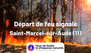 Incendie à Saint-Marcel-sur-Aude (11) : le feu est éteint