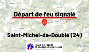 Incendie à Saint-Michel-de-Double (24) : le feu est éteint
