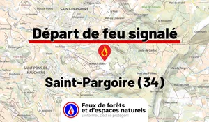 Incendie à Saint-Pargoire (34) : le feu est éteint