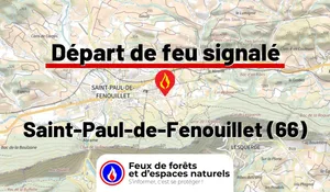 Incendie à Saint-Paul-de-Fenouillet (66) : le feu est éteint