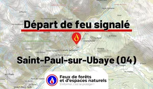 Incendie à Saint-Paul-sur-Ubaye (04) : le feu est éteint
