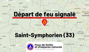 Incendie à Saint-Symphorien (33) : le feu est éteint