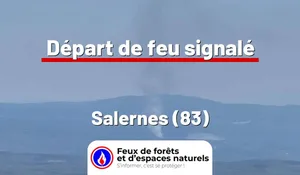 Incendie à Salernes (83) : le feu est éteint
