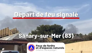 Incendie à Sanary-sur-Mer (83) : le feu est éteint