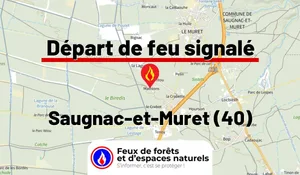 Incendie à Saugnac-et-Muret (40) : le feu est éteint