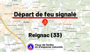 Incendie à Reignac (33) : le feu est éteint