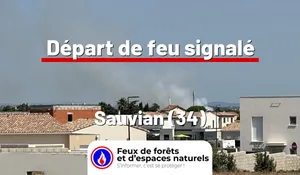 Incendie à Sauvian (34) : le feu est éteint