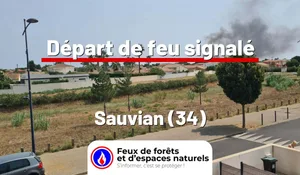 Incendie à Sauvian (34) : le feu est éteint