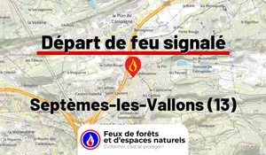Incendie à Septèmes-les-Vallons (13) : le feu est éteint
