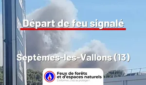 Incendie à Septèmes-les-Vallons (13) : le feu est éteint