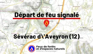 Incendie à Sévérac d'Aveyron (12) : le feu est éteint