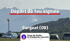 Incendie à Sorgeat (09) : le feu est éteint