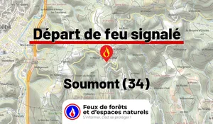 Incendie à Soumont (34) : le feu est éteint