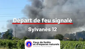 Incendie à Sylvanès (12) : le feu est éteint