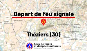 Incendie à Théziers (30) : le feu est éteint