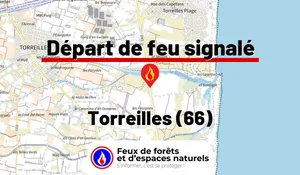 Incendie à Torreilles (66) : le feu est éteint