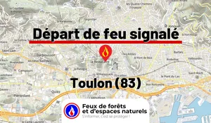 Incendie à Toulon (83) : le feu est éteint