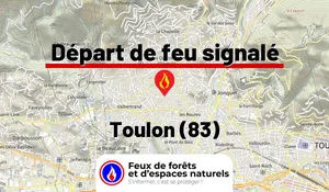 Incendie à Toulon (83) : le feu est éteint