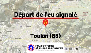 Incendie à Toulon (83) : le feu est éteint