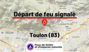Incendie à Toulon (83) : le feu est éteint