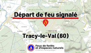 Incendie à Tracy-le-Val (60) : le feu est éteint