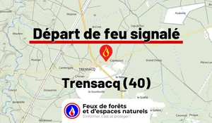 Incendie à Trensacq (40) : le feu est éteint
