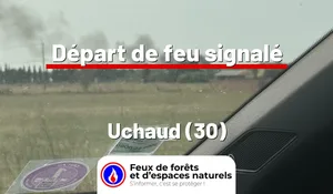 Incendie à Uchaud (30) : le feu est éteint
