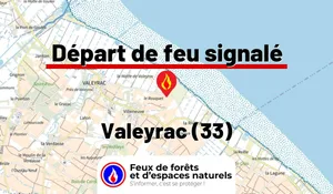 Incendie à Valeyrac (33) : le feu est éteint