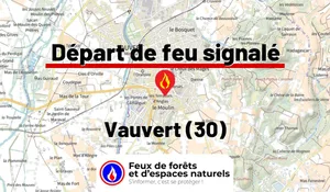 Incendie à Vauvert (30) : le feu est éteint