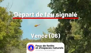 Incendie à Vence (06) : le feu est éteint