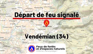 Incendie à Vendémian (34) : le feu est éteint
