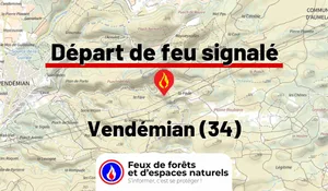 Incendie à Vendémian (34) : le feu est éteint