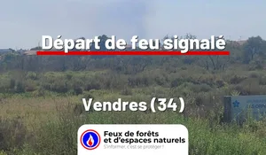 Incendie à Vendres (34) : le feu est éteint