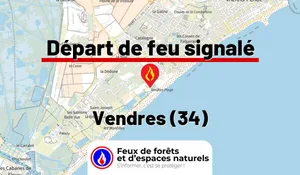 Incendie à Vendres (34) : le feu est éteint