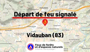 Incendie à Vidauban (83) : le feu est éteint