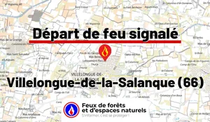 Incendie à Villelongue-de-la-Salanque (66) : le feu est éteint