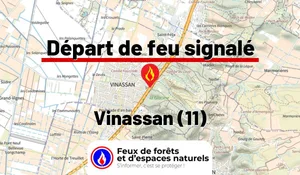 Incendie à Vinassan (11) : le feu est éteint