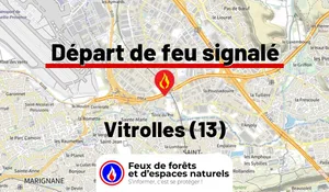 Incendie à Vitrolles (13) : le feu est éteint