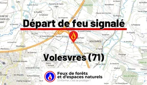 Incendie à Volesvres (71) : le feu est éteint
