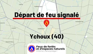 Incendie à Ychoux (40) : le feu est éteint