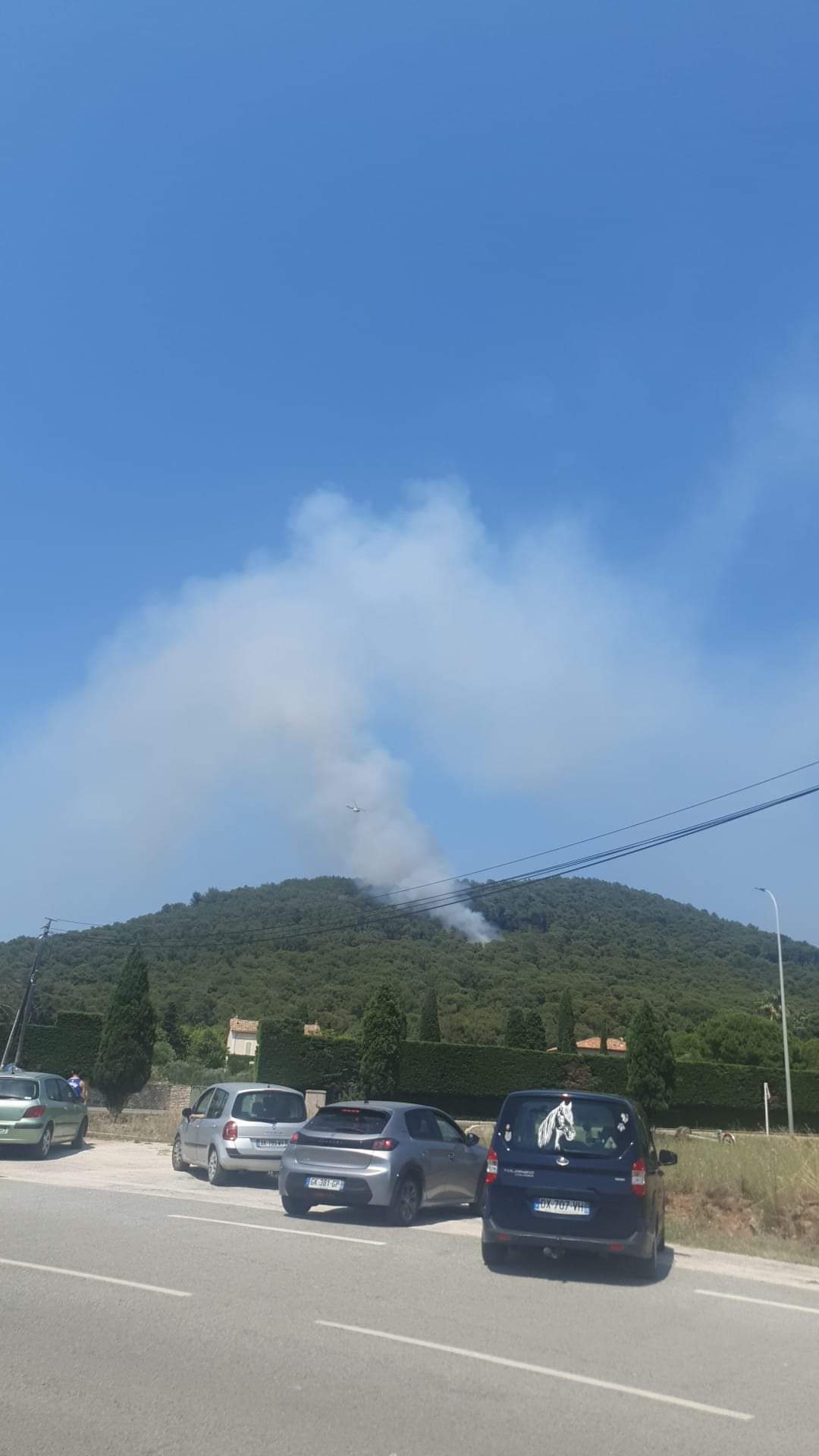 Un départ de feu est signalé à Carqueiranne (83) Incendies et Feux de