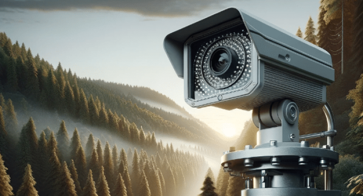 Caméra Intelligence Artificielle en forêt