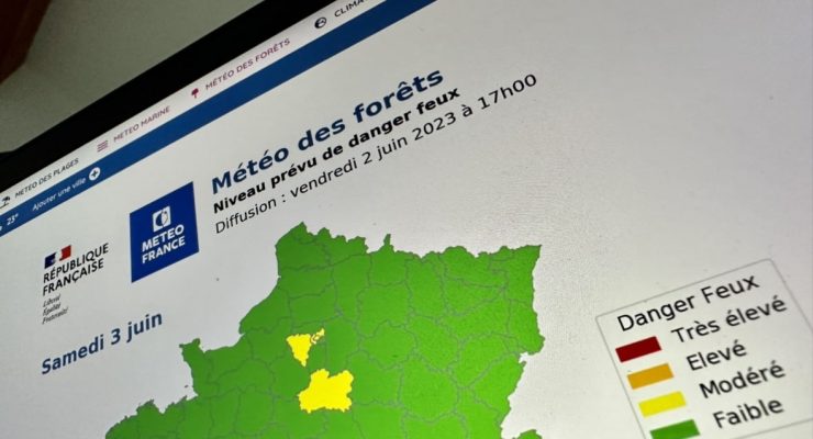 Illustration de la météo des forêts par Météo-France. - AM/FDF.